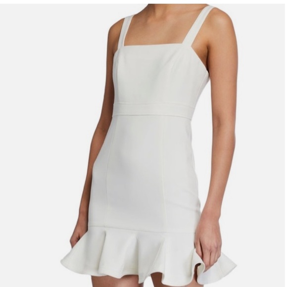 Likely White Ruffle Dress - Picture 1 of 4